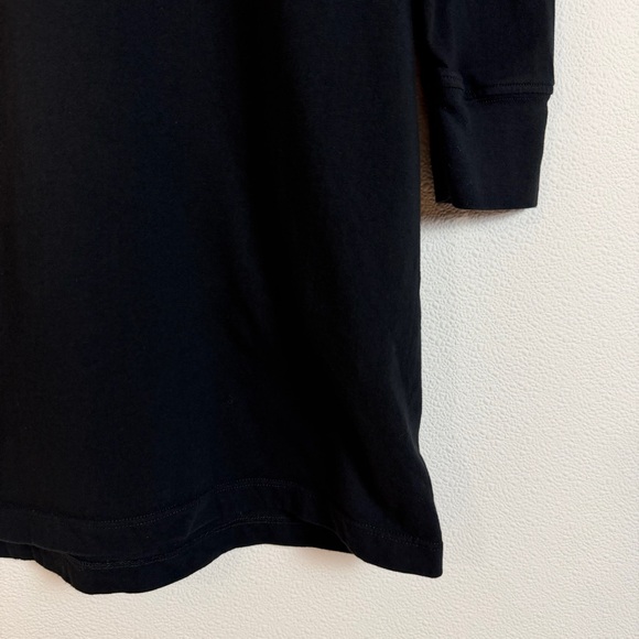 Province of Canada Black Mock Neck Jersey Knit Dress Size Small Made in Canada - Picture 8 of 16